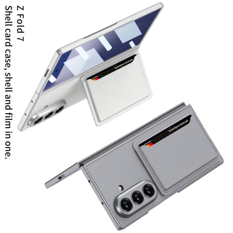 Kuori Samsung Galaxy Z Fold 7 Gkk-korttikotelo Ja -teline