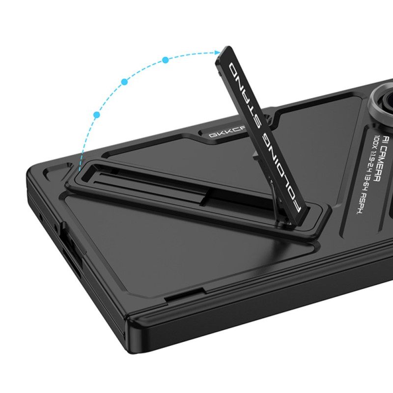 Kuori Samsung Galaxy Z Fold 7 Gkk-saranasuoja Ja Jalusta Suojakuori