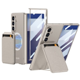 Kuori Samsung Galaxy Z Fold 7 Irrotettava Korttikotelo Ja Integroitu Jalusta