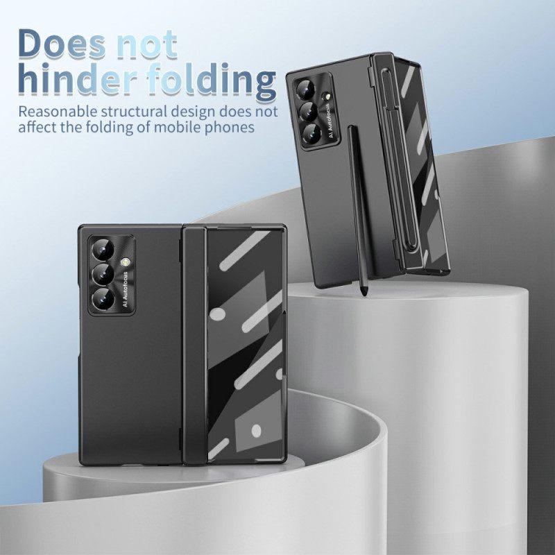 Kuori Samsung Galaxy Z Fold 7 Karkaistusta Lasista Valmistettu Näytönsuoja Ja Kynän Pidike