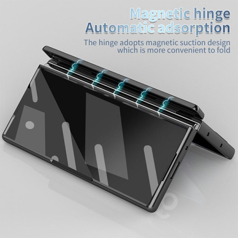 Kuori Samsung Galaxy Z Fold 7 Karkaistusta Lasista Valmistettu Näytönsuoja Ja Kynän Pidike