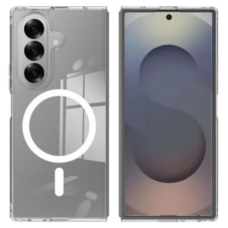 Kuori Samsung Galaxy Z Fold 7 Magsafe-yhteensopiva Läpinäkyvä