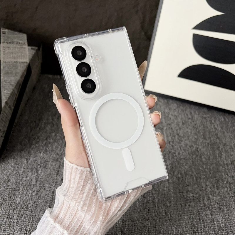 Kuori Samsung Galaxy Z Fold 7 Magsafe-yhteensopiva Läpinäkyvä