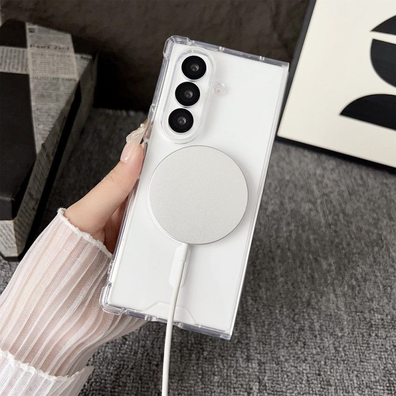 Kuori Samsung Galaxy Z Fold 7 Magsafe-yhteensopiva Läpinäkyvä