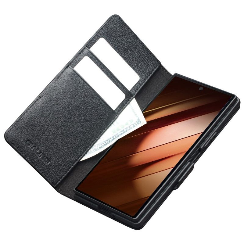 Nahkakotelo Samsung Galaxy Z Fold 7 Qialino-korttikotelo