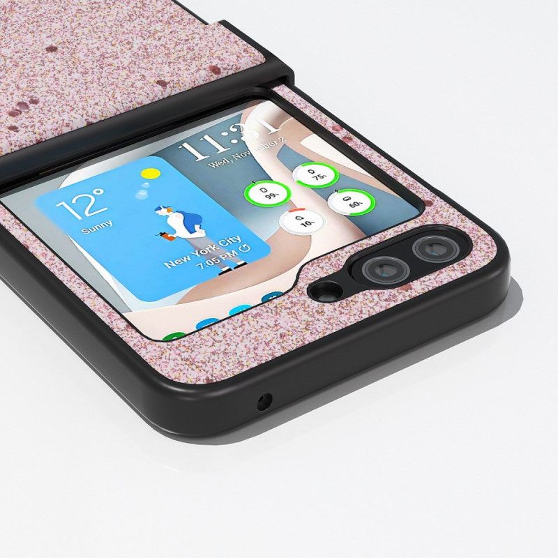 Case Samsung Galaxy Z Flip 7 Fe Puhelinkuoret Abeel Kimaltava Pinta