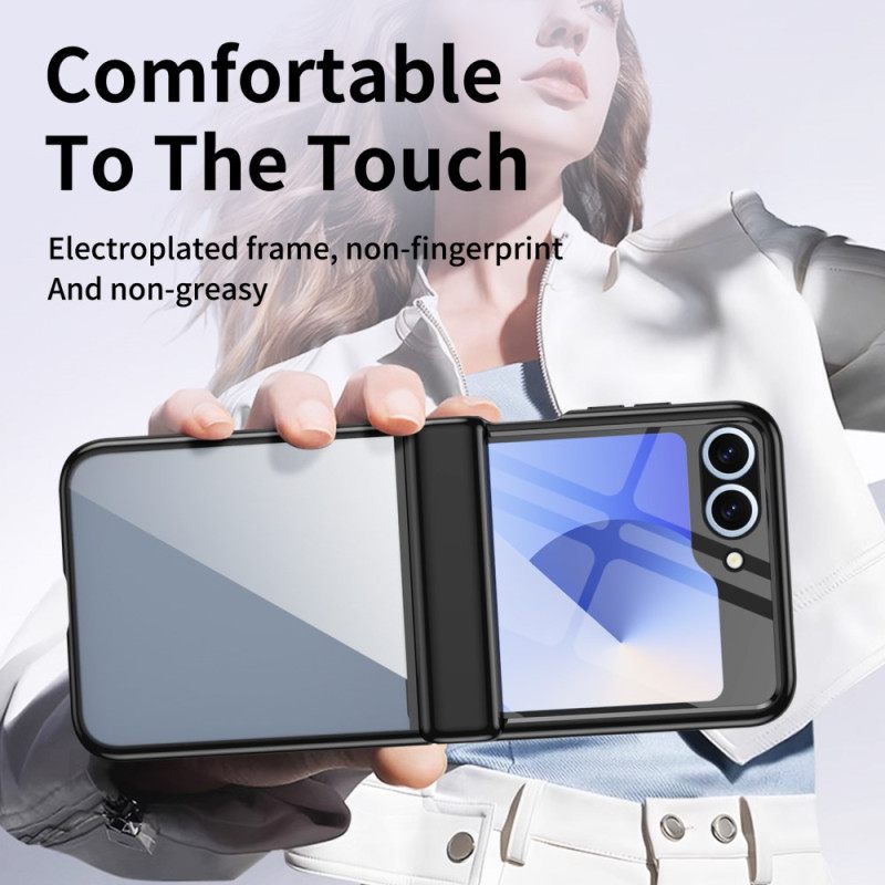 Case Samsung Galaxy Z Flip 7 Fe Puhelinkuoret Metallinhohtoinen Efekti