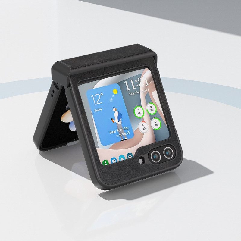 Kuori Samsung Galaxy Z Flip 7 Fe Abeel Vintage-nahkatyylinen Suojakuori