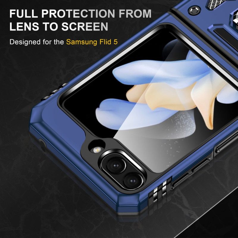 Kuori Samsung Galaxy Z Flip 7 Fe Armor-sarjan Sormusteline