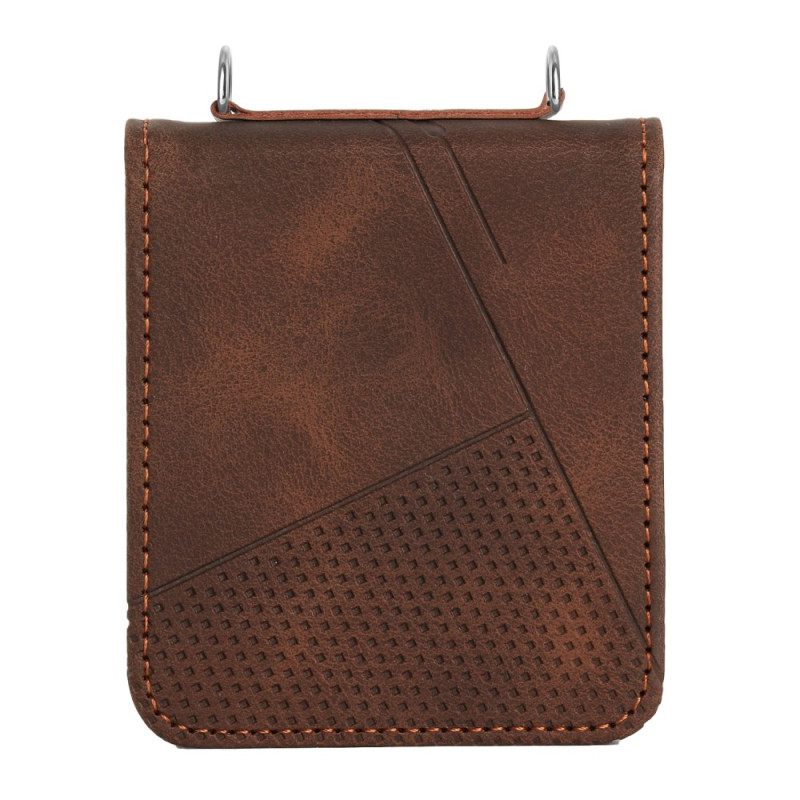 Kuori Samsung Galaxy Z Flip 7 Fe Geometrinen Kuvio Olkahihnalla