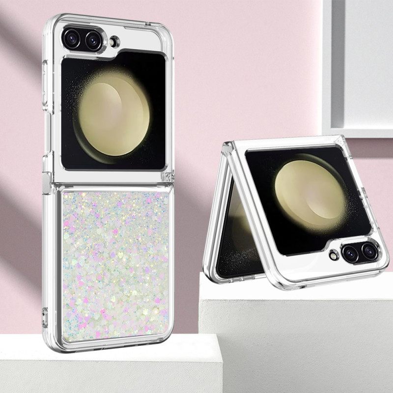 Kuori Samsung Galaxy Z Flip 7 Fe Glitter Suojakuori
