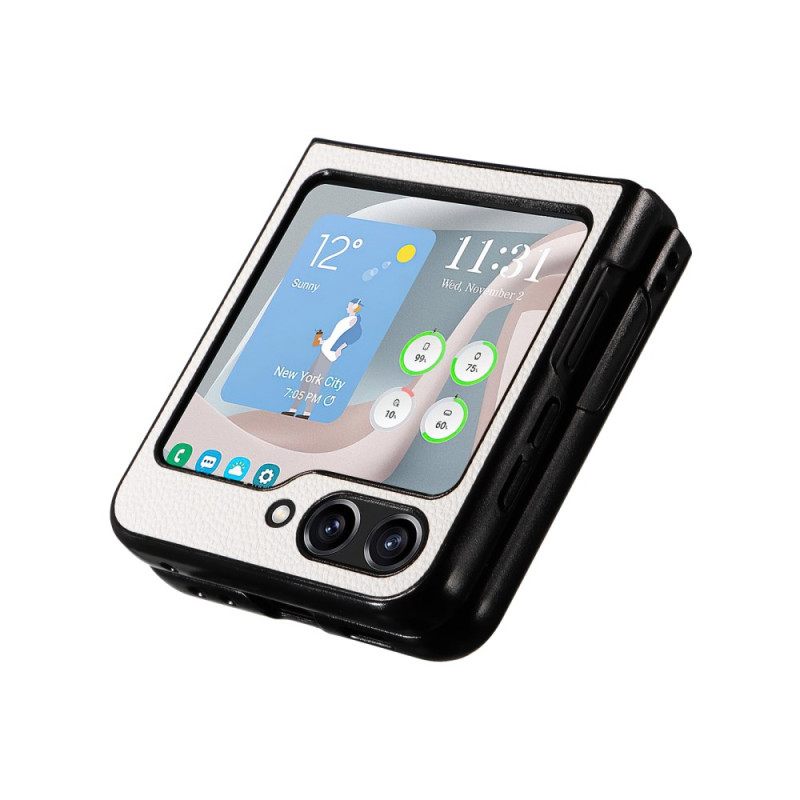 Kuori Samsung Galaxy Z Flip 7 Fe Huomaamaton Nahkatyylinen