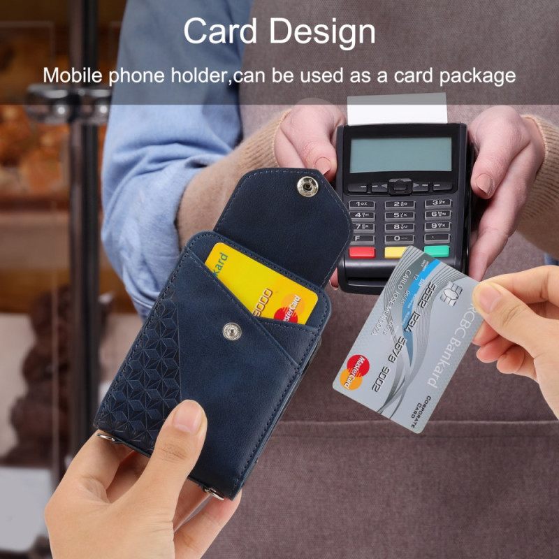 Kuori Samsung Galaxy Z Flip 7 Fe Keinonahkainen Friisi Olkahihnalla Suojakuori