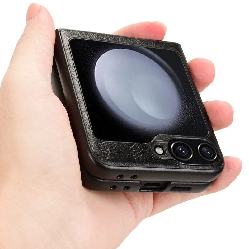 Kuori Samsung Galaxy Z Flip 7 Fe Keinonahkaompeleet Suojakuori