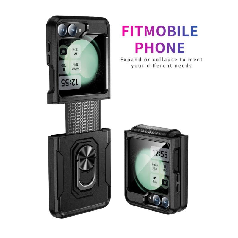 Kuori Samsung Galaxy Z Flip 7 Fe Kestävä Sormuspidikkeellä