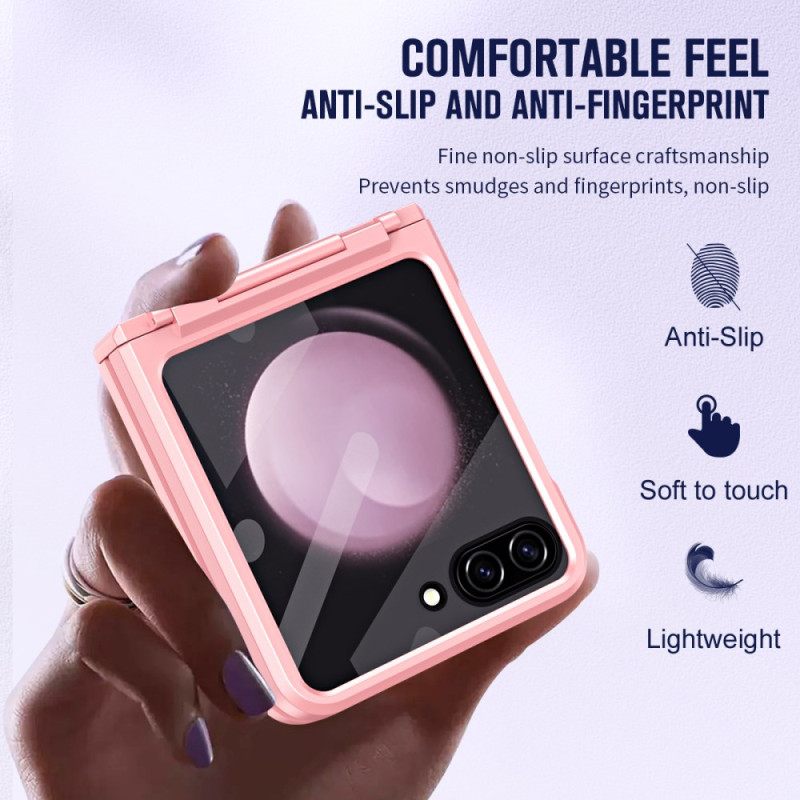 Kuori Samsung Galaxy Z Flip 7 Fe Klassinen Karkaistusta Lasista Valmistettu Näytönsuoja Suojakuori