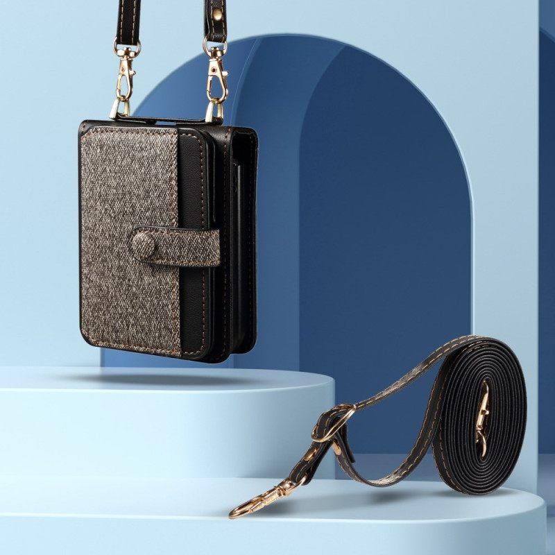 Kuori Samsung Galaxy Z Flip 7 Fe Korttiteline Ja Kaulanauha