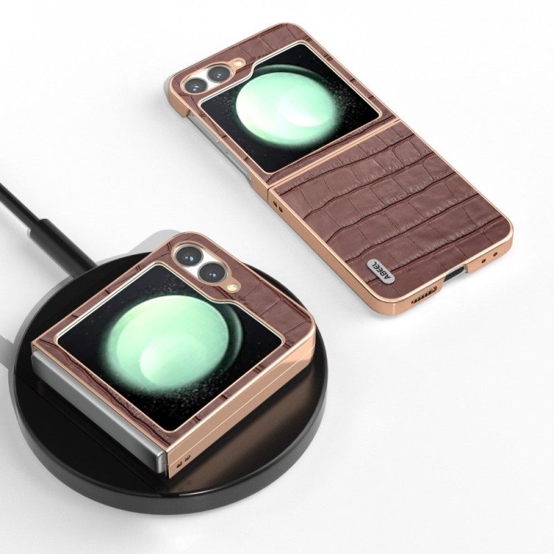 Kuori Samsung Galaxy Z Flip 7 Fe Krokotiilikuvioinen