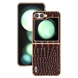 Kuori Samsung Galaxy Z Flip 7 Fe Krokotiilikuvioinen Suojakuori