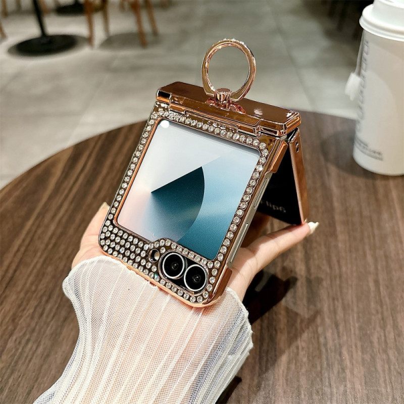 Kuori Samsung Galaxy Z Flip 7 Fe Leopardikuvio Suojakuori