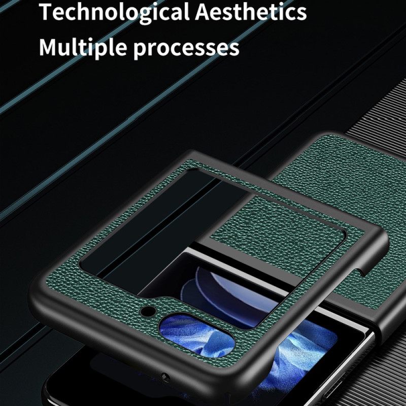 Kuori Samsung Galaxy Z Flip 7 Fe Litsi-keinonahka