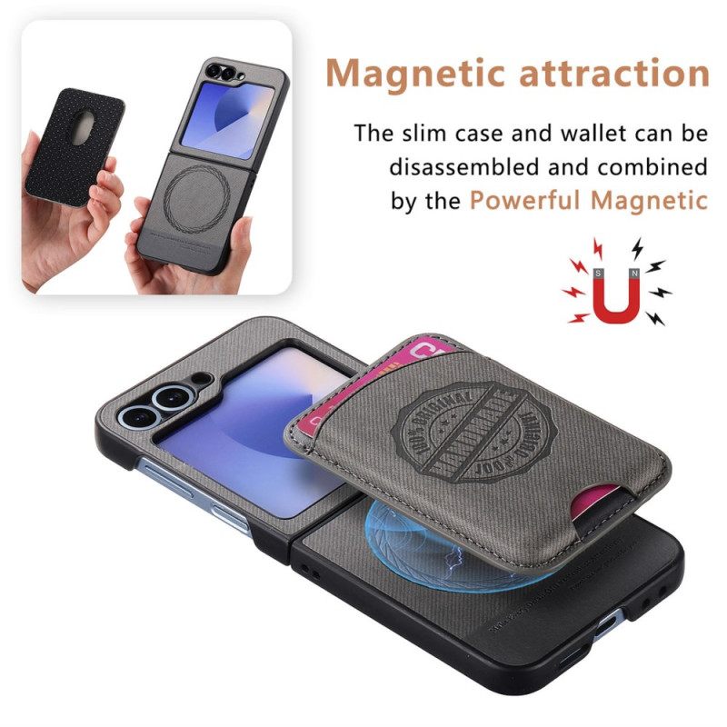 Kuori Samsung Galaxy Z Flip 7 Fe Magsafe-yhteensopiva Irrotettava Korttikotelo