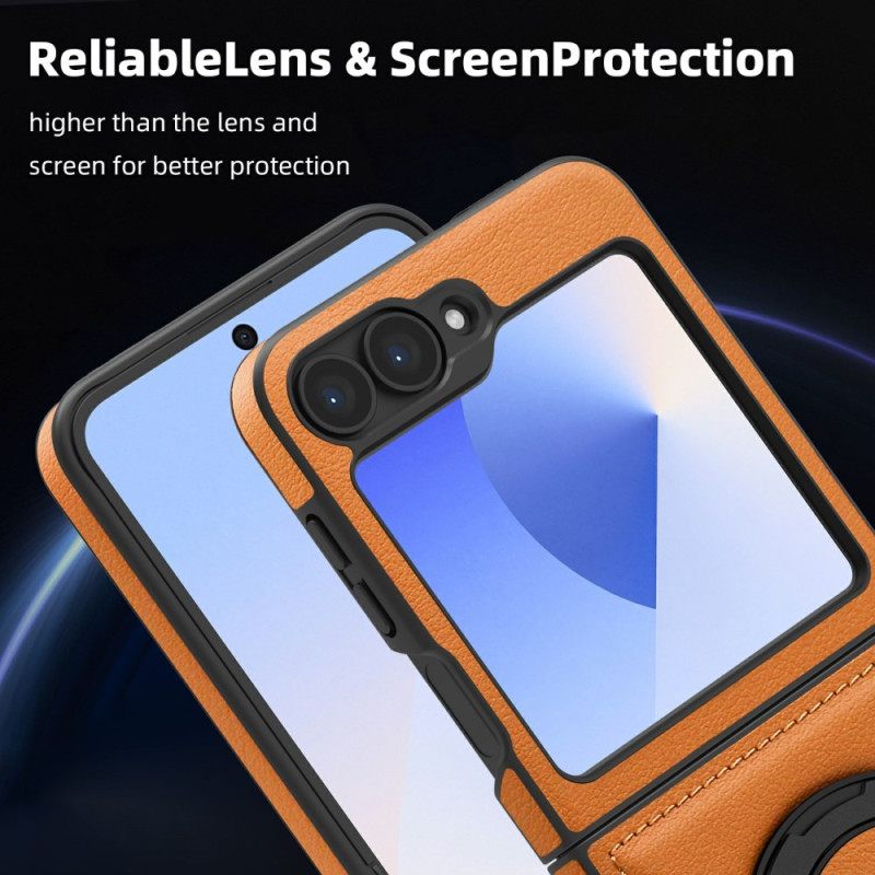 Kuori Samsung Galaxy Z Flip 7 Fe Magsafe-yhteensopiva Sormuspidike