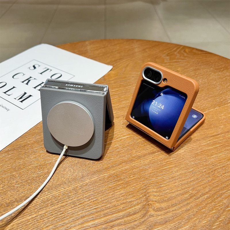 Kuori Samsung Galaxy Z Flip 7 Fe Nahkakuvio Suojakuori