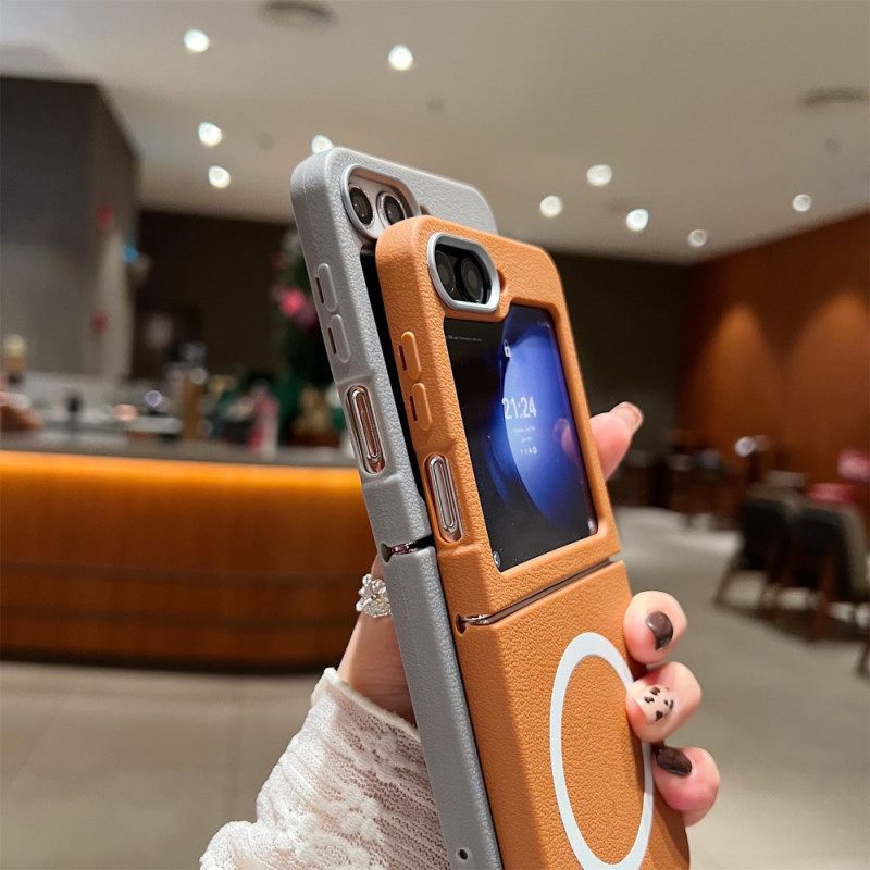 Kuori Samsung Galaxy Z Flip 7 Fe Nahkakuvio Suojakuori