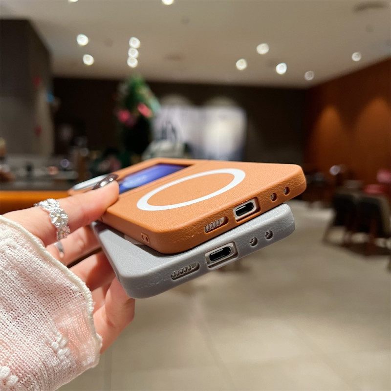 Kuori Samsung Galaxy Z Flip 7 Fe Nahkakuvio Suojakuori