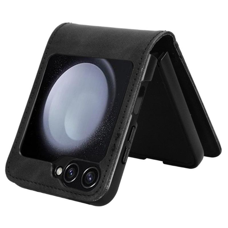 Kuori Samsung Galaxy Z Flip 7 Fe Nahkatyylinen Korttikotelo