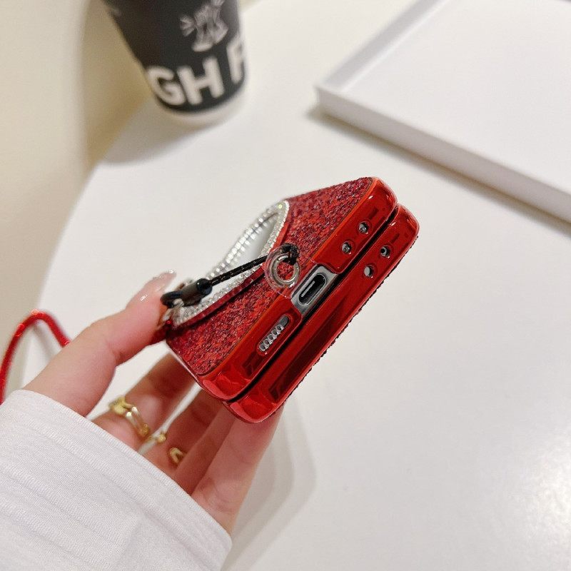 Kuori Samsung Galaxy Z Flip 7 Fe Peili Ja Hihna