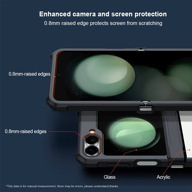 Kuori Samsung Galaxy Z Flip 7 Fe Pieni Näytönsuoja Takapaneeliin Xundd Suojakuori