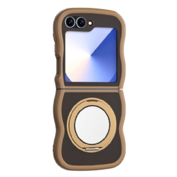 Kuori Samsung Galaxy Z Flip 7 Fe Pyörivä Jalusta Ja Sisäänrakennettu Peili