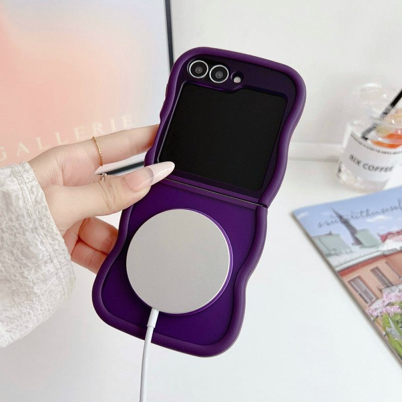 Kuori Samsung Galaxy Z Flip 7 Fe Pyörivä Jalusta Ja Sisäänrakennettu Peili