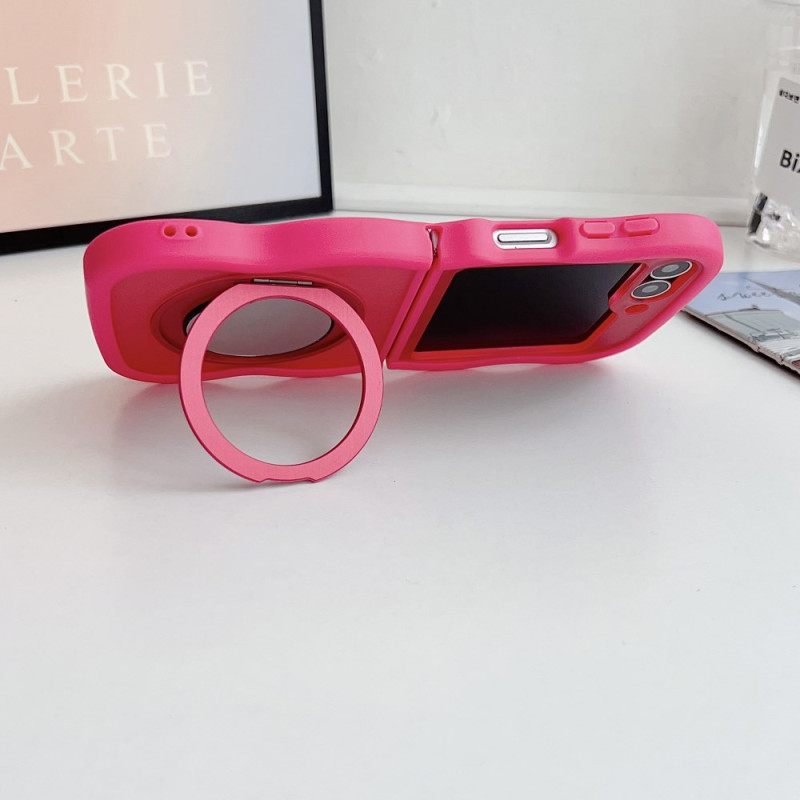 Kuori Samsung Galaxy Z Flip 7 Fe Pyörivä Jalusta Ja Sisäänrakennettu Peili