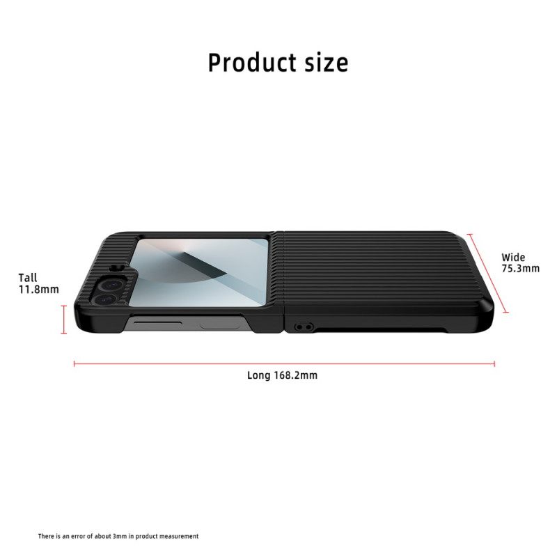 Kuori Samsung Galaxy Z Flip 7 Fe Raidallinen Muotoilu Suojakuori
