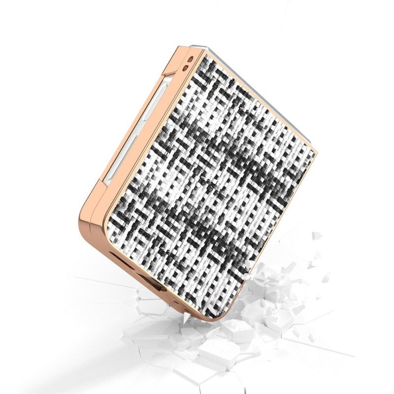 Kuori Samsung Galaxy Z Flip 7 Fe Teksturoitu Tekonahka