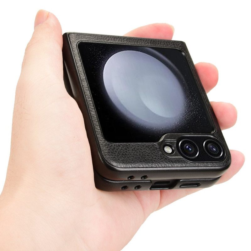 Kuori Samsung Galaxy Z Flip 7 Fe Vintage-keinonahka