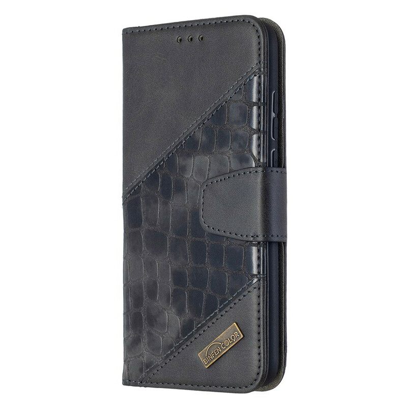 Kotelot Honor 9X Lite Classic Crocodile Skin Effect