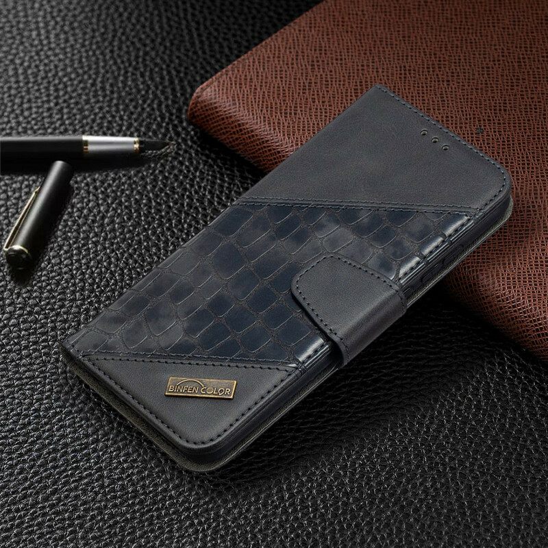 Kotelot Honor 9X Lite Classic Crocodile Skin Effect