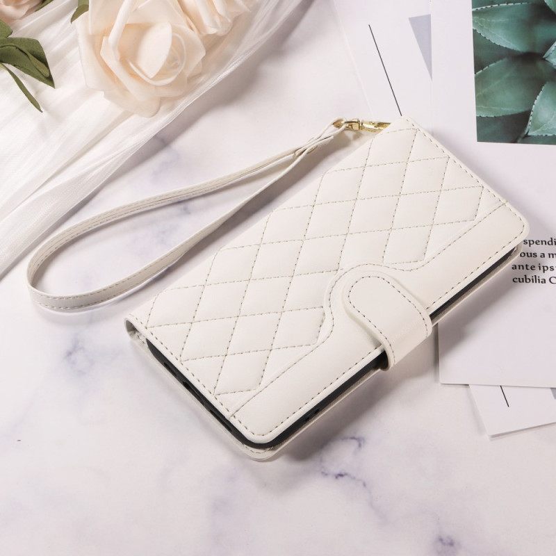 Kotelot Oppo Reno 14f 5g Tikattu Hihnalla Ja Olkahihnalla Suojakuori