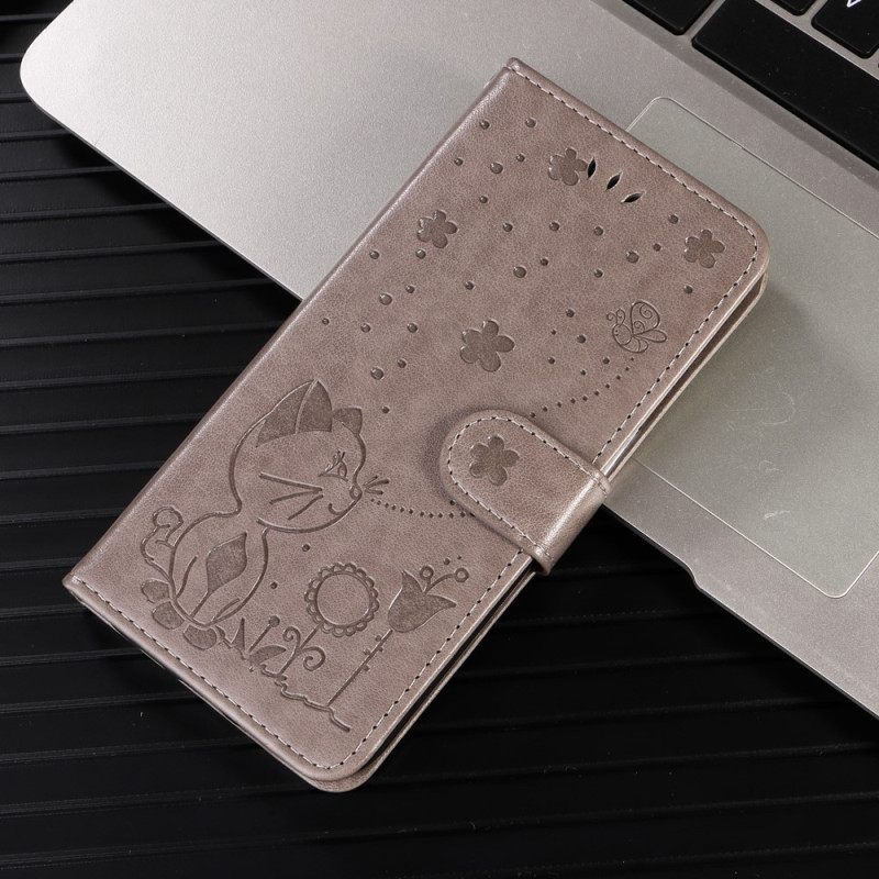 Nahkakotelo Oppo Reno 14f 5g Mehiläinen