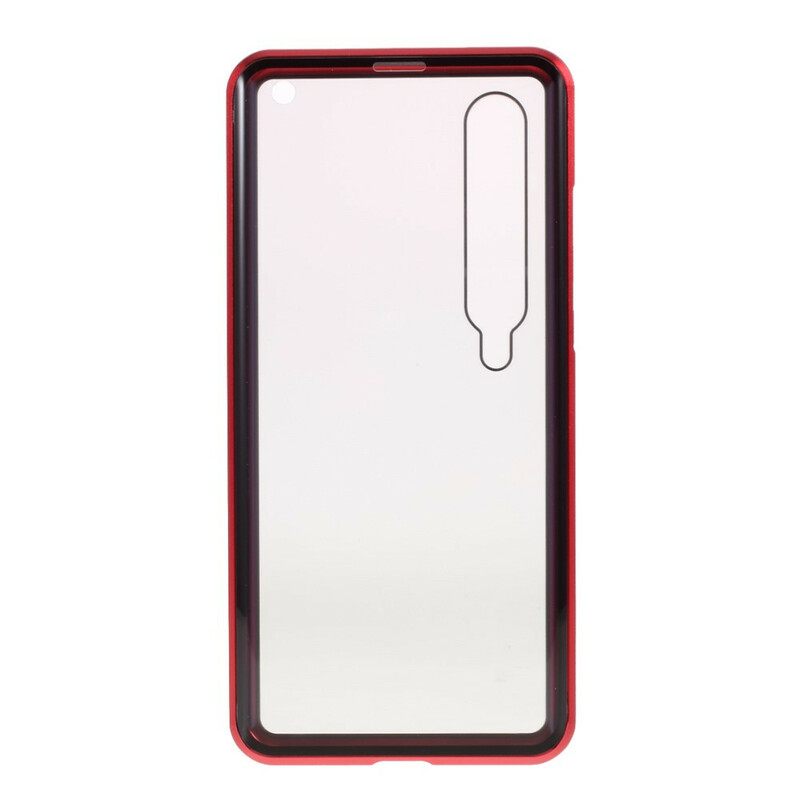 Case Xiaomi Mi 10 / 10 Pro Karkaistua Lasia Ja Metallia Edessä Ja Takana