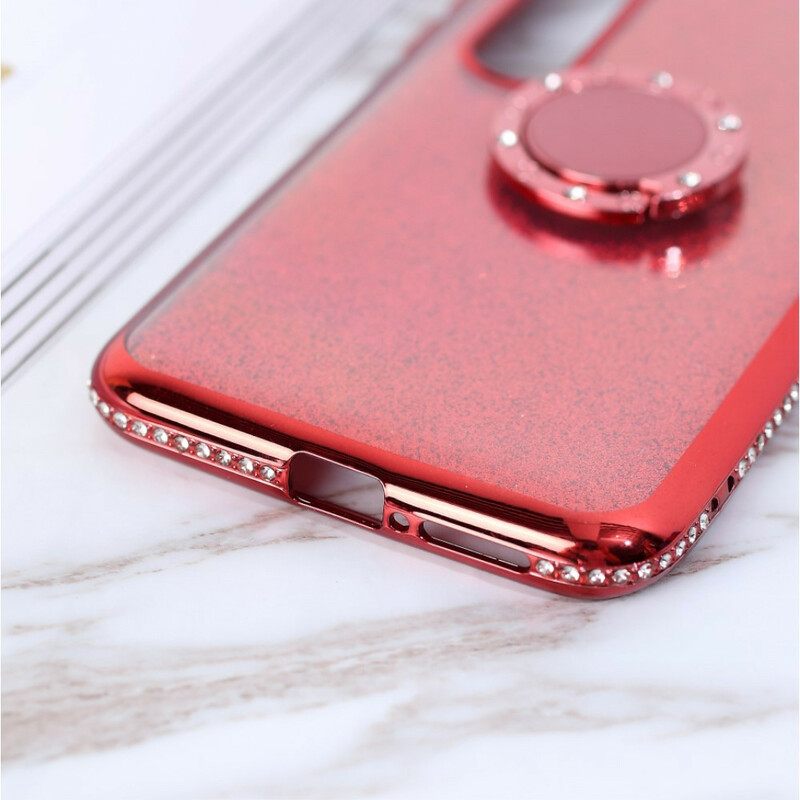Case Xiaomi Mi 10 / 10 Pro Paljetteja Ja Timantteja Sormustuki
