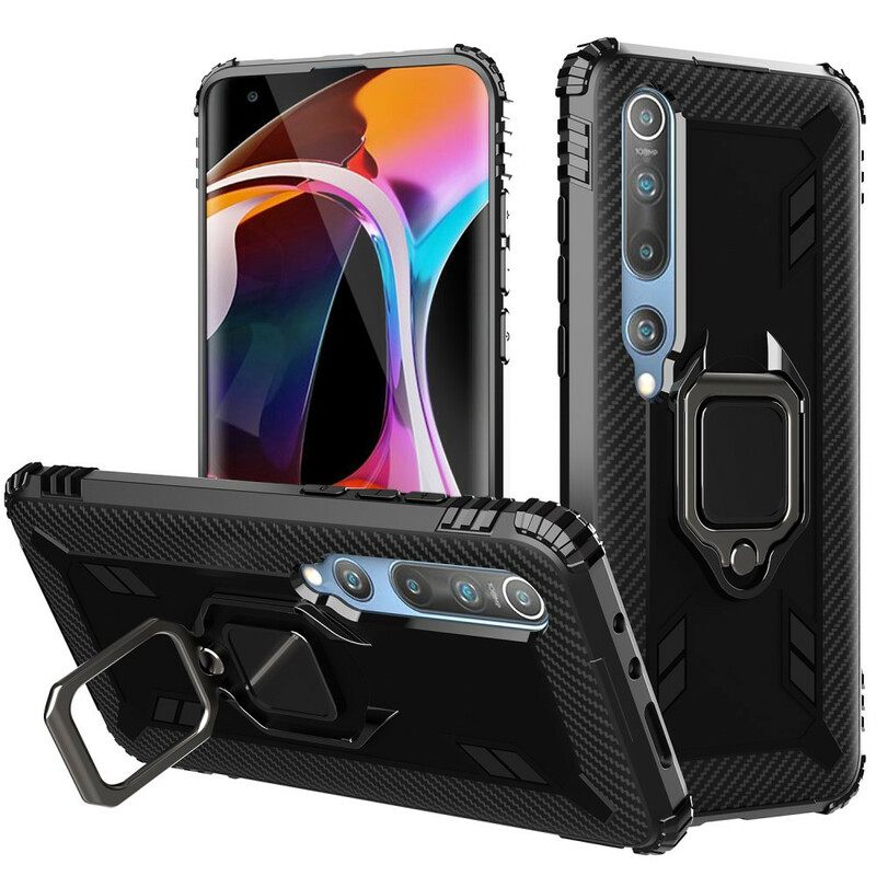 Kuori Xiaomi Mi 10 / 10 Pro Rengas Ja Hiilikuitu