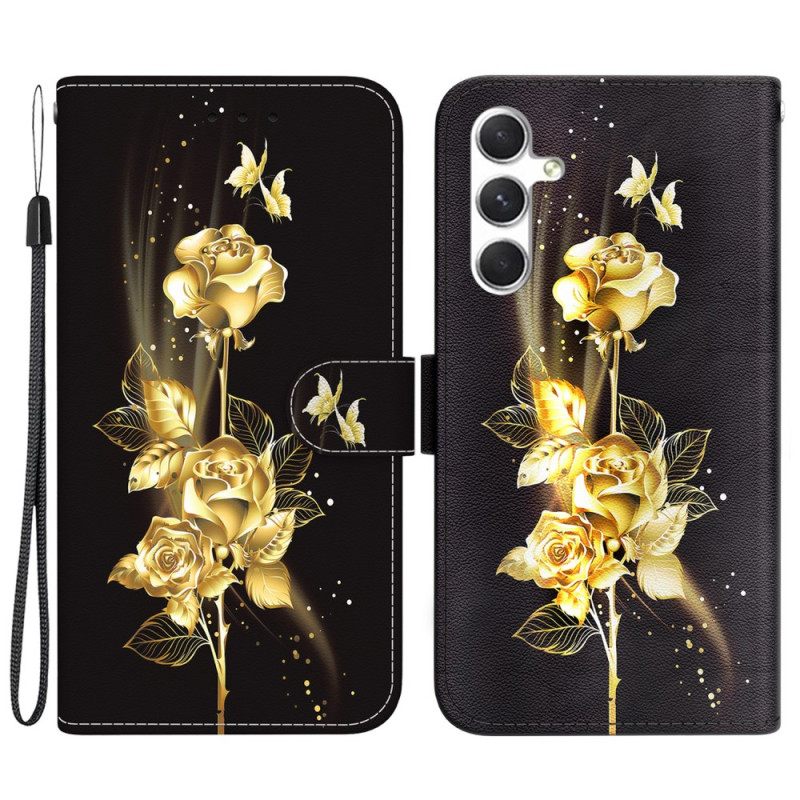 Kuoret Samsung Galaxy S24 5g Kultaiset Ruusut