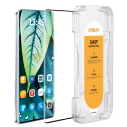 Karkaistusta Lasisesta Näytönsuojasta Valmistettu X100 Pro -puhelimeen Asennusalustalla