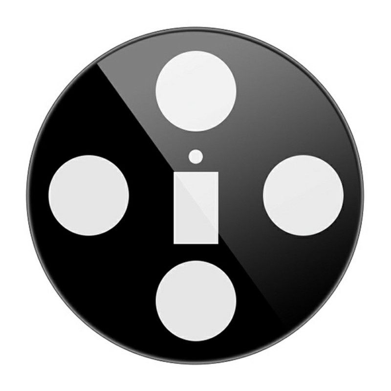 Karkaistusta Lasista Valmistettu Linssinsuoja Vivo X100 Prolle Itseasentuva Runko (musta Versio)