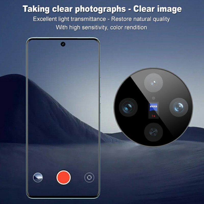 Karkaistusta Lasista Valmistettu Linssinsuoja Vivo X100 Prolle Itseasentuva Runko (musta Versio)